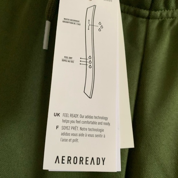 Adidas Wilpin/White Track Pants. Regular Fit, Tapered Leg with Zipper M - Picture 7 of 9